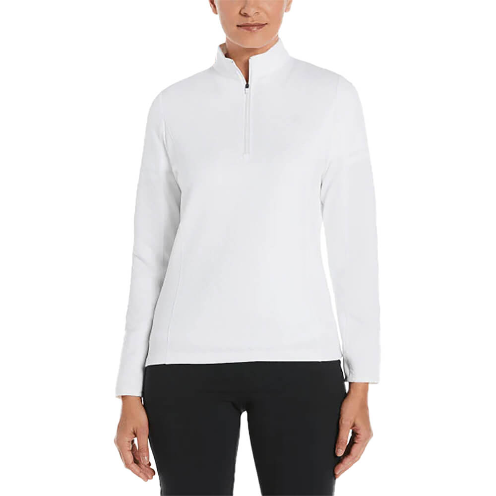 Callaway Diamond Quilted Fleece 1/4-Zip Ladies Pullover 6