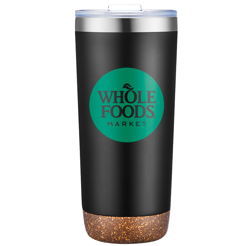 Oasis-V 22 Oz. Stainless Steel Travel Tumblers with Natural Cork Base (Double Walled) 4