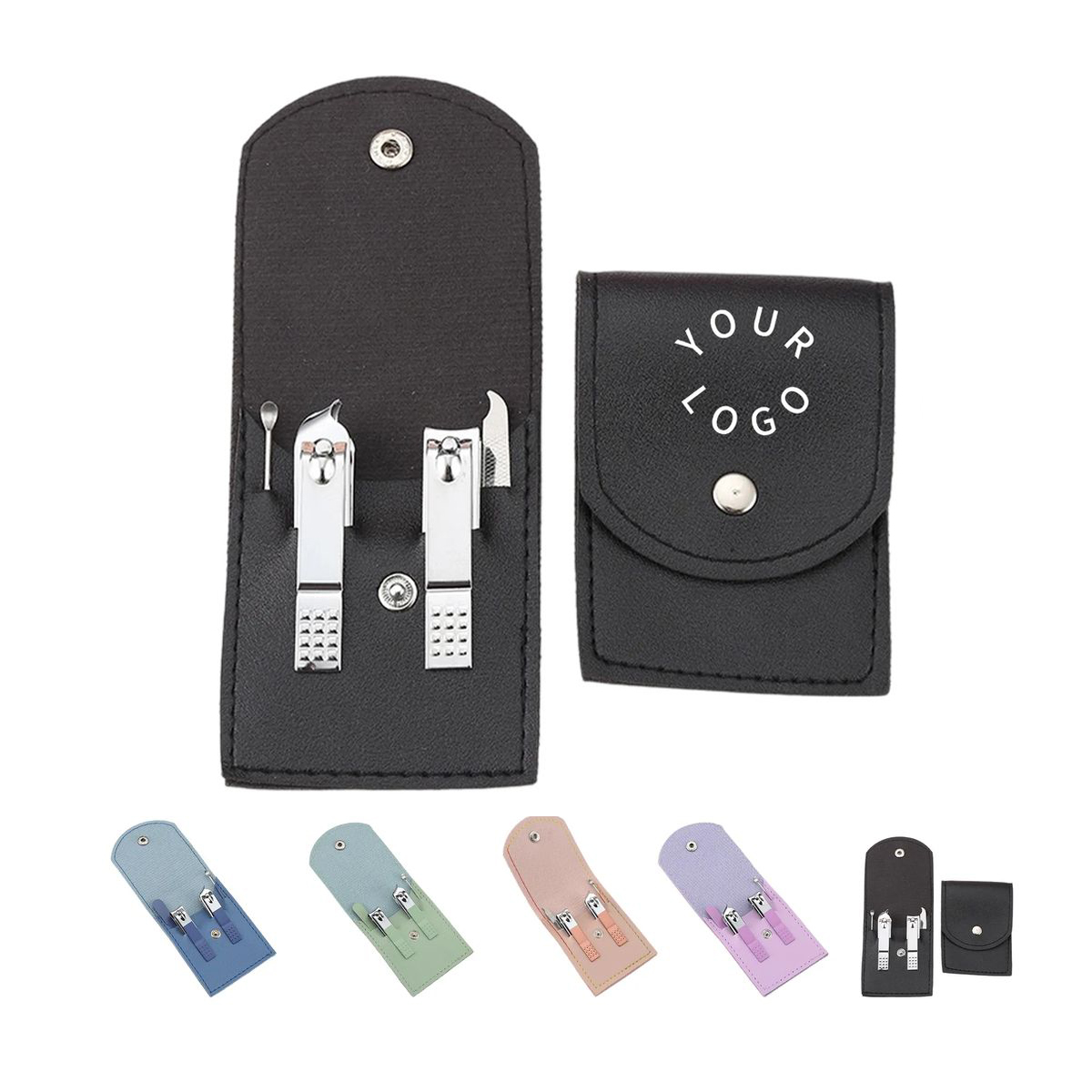 Travel Nail Clipper Set Folding Tools 2