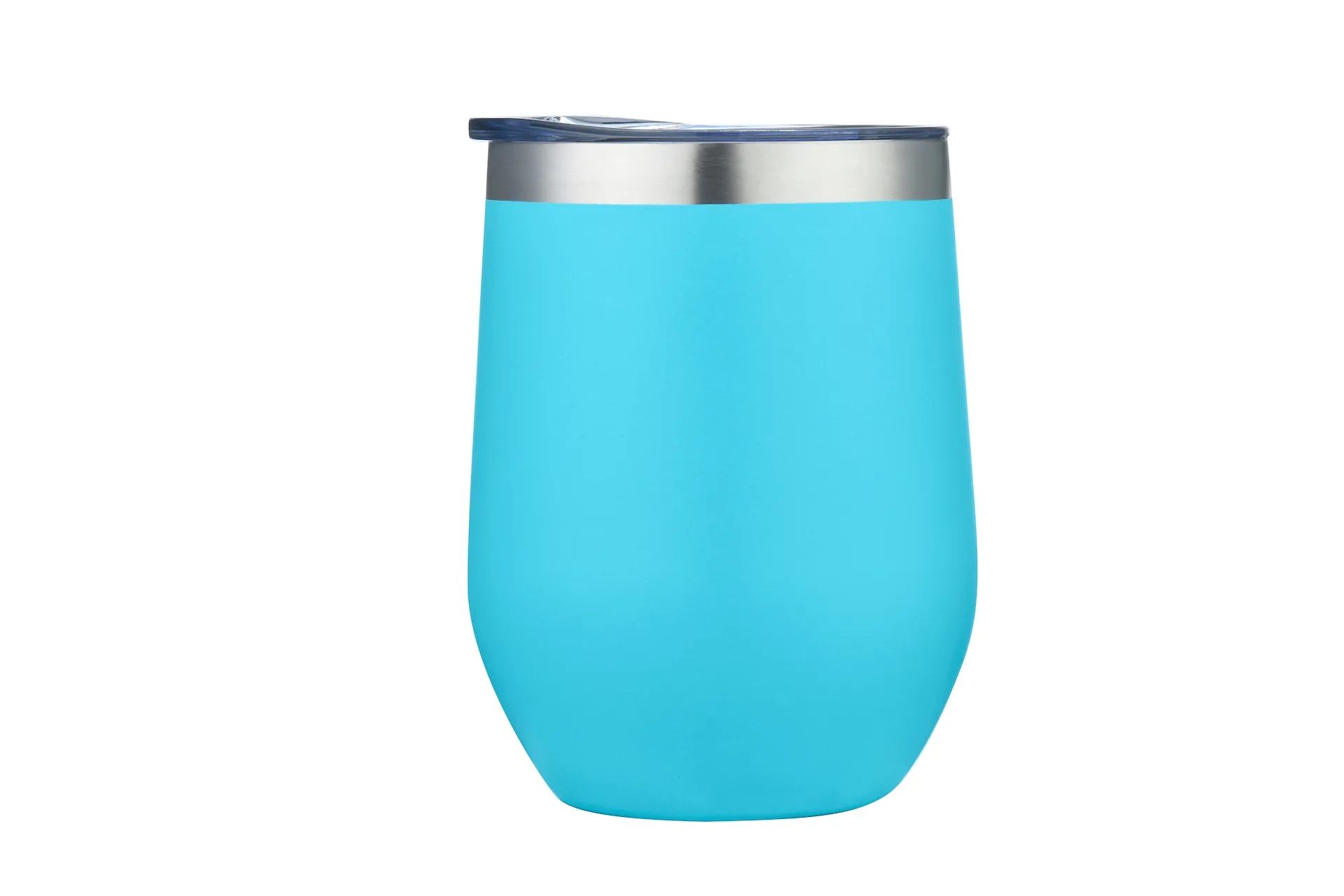 12oz Powder Coated Stainless Double Wall Vacuum Wine Cup 15