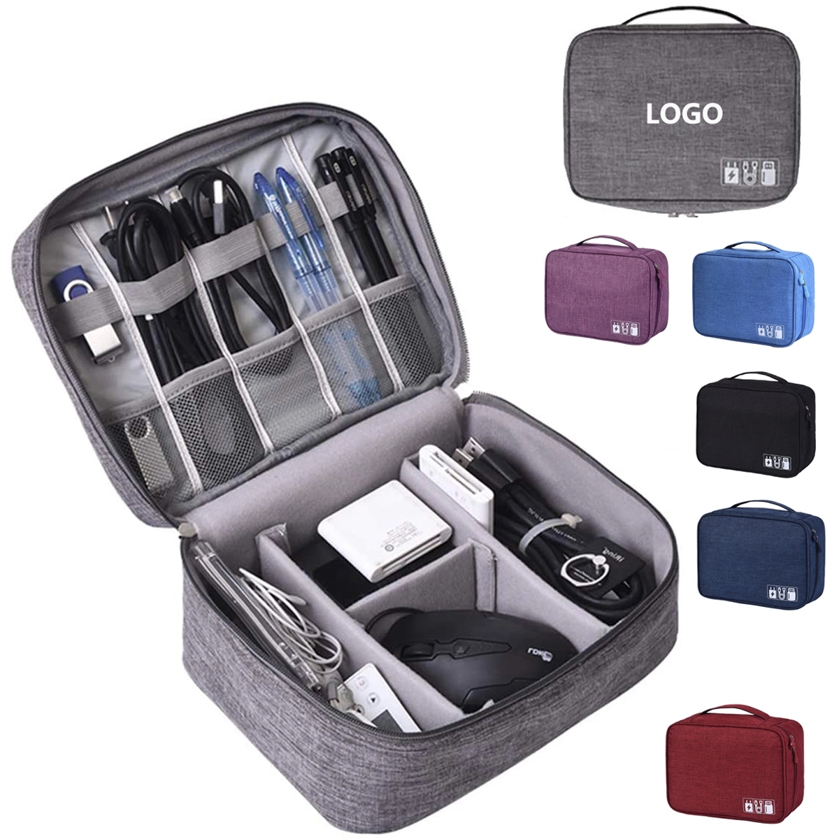 Travel Cable Electronics Organizer 2