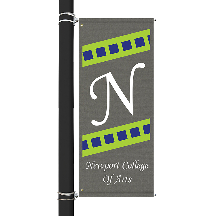 72" x 30" Custom Sunbrella™ Avenue Banner-3 Color Imprint 4