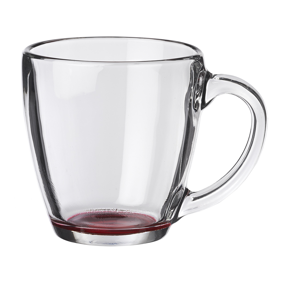 15.5 oz. Libbey Tapered Glass Coffee Mugs 18