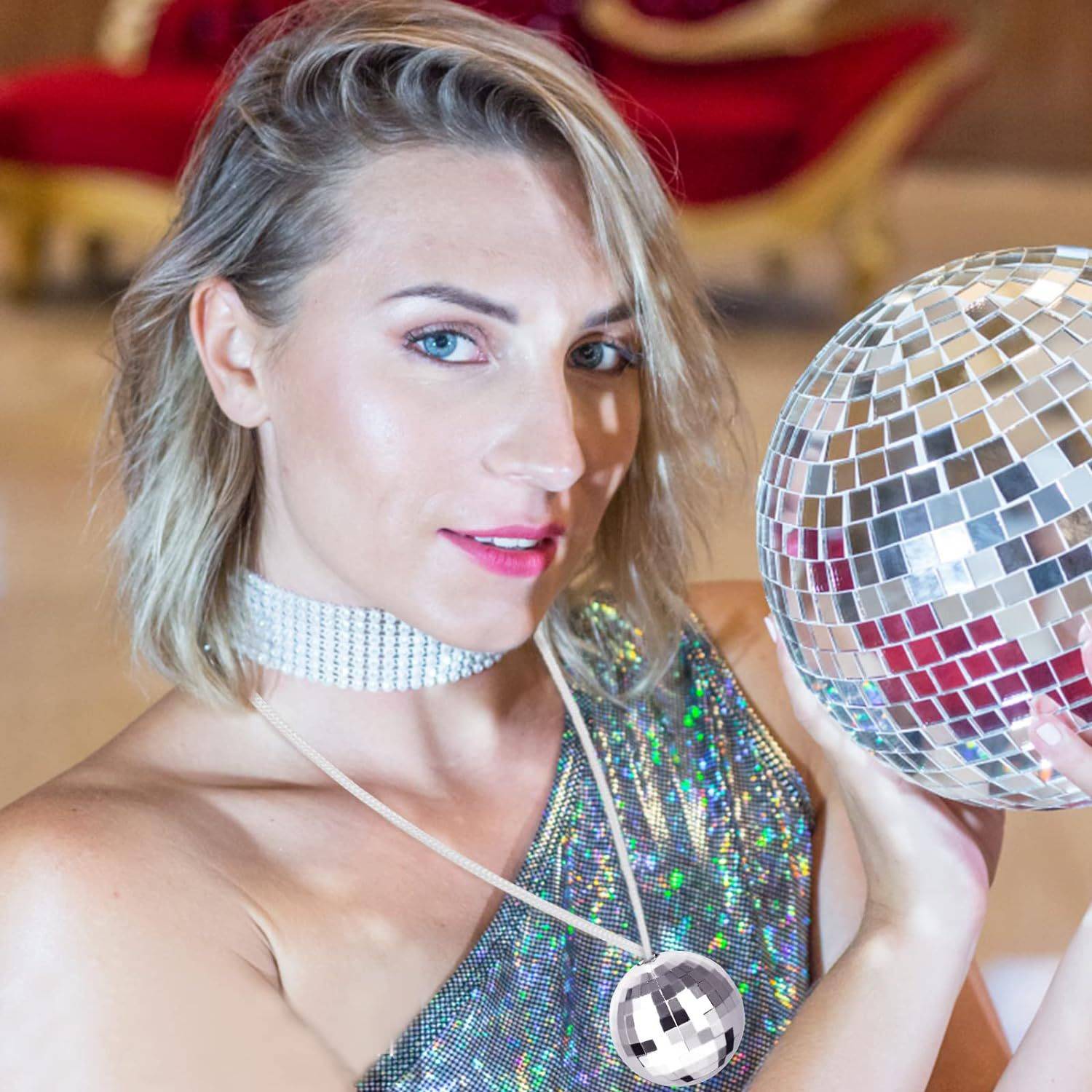 Disco Ball Necklaces 2