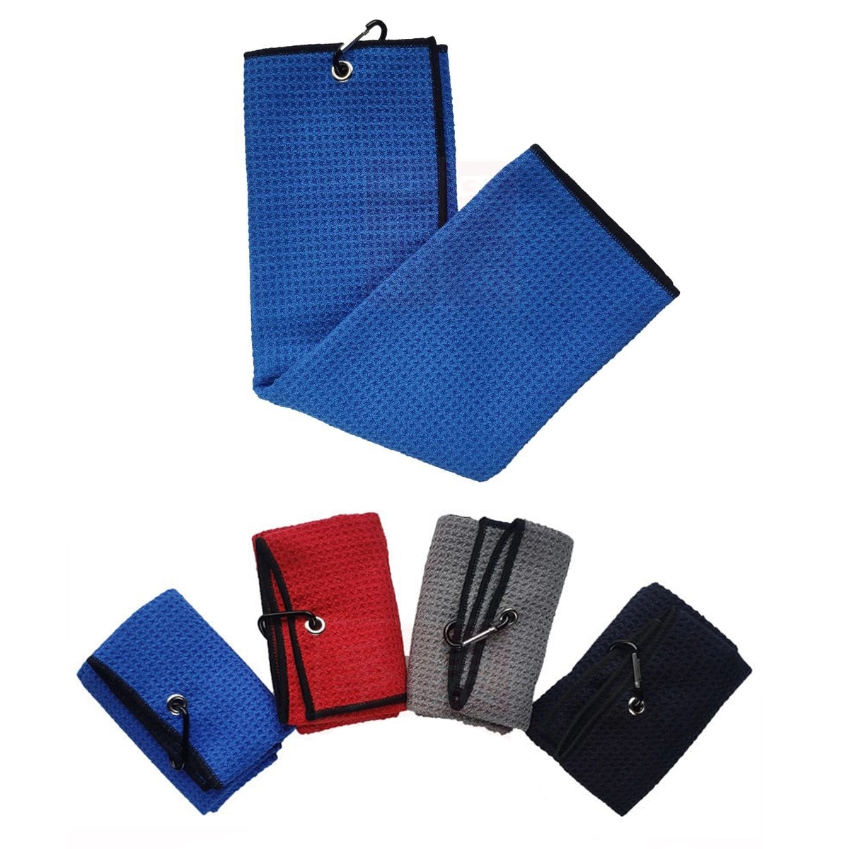Golf Towel With Carabiner Clip 2