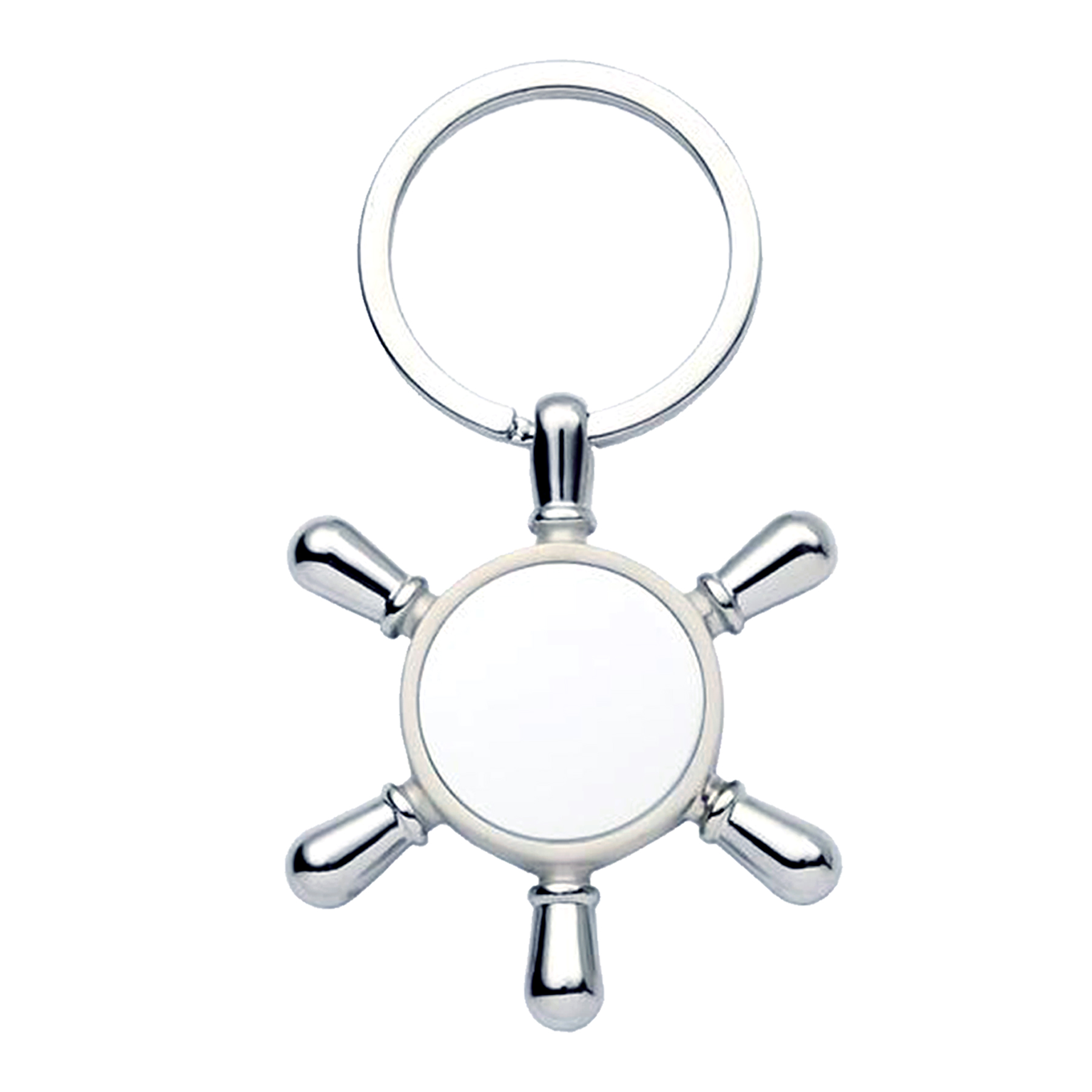 TidePilot Ship Wheel Compass Keychain 4