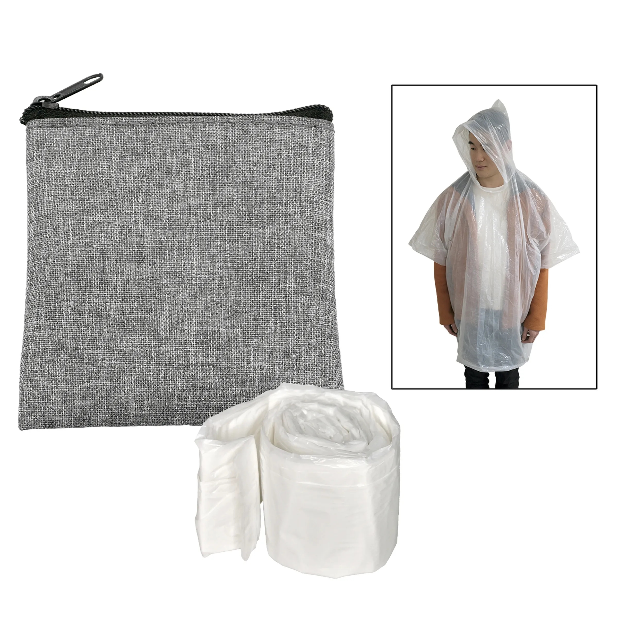 Recycled Pouch & Poncho Set 4