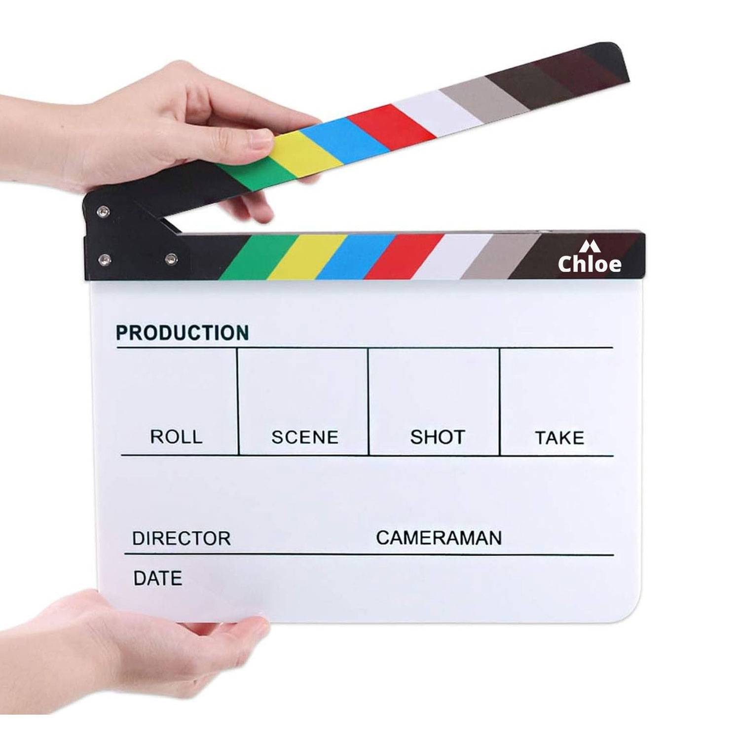 Customizable Cut Action Scene Clapper Board 4