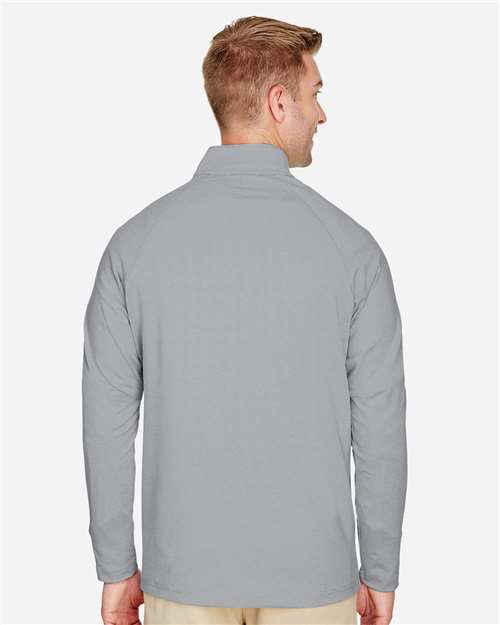 Men's CrownLux Performance® Clubhouse Micro-Stripe Quarter-Zip Pullover - DG480 40