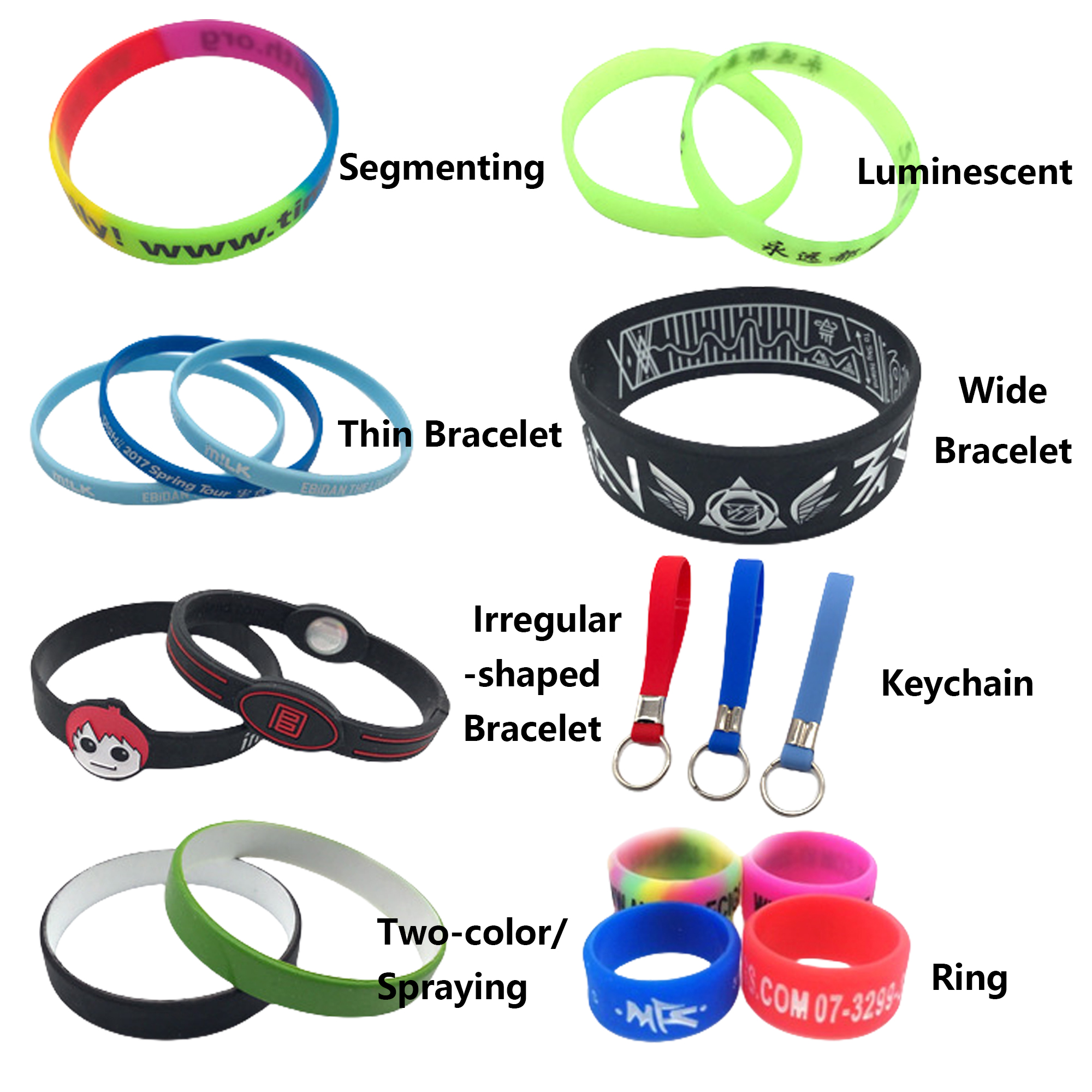 Branded Silicone Wristbands MOQ50 2