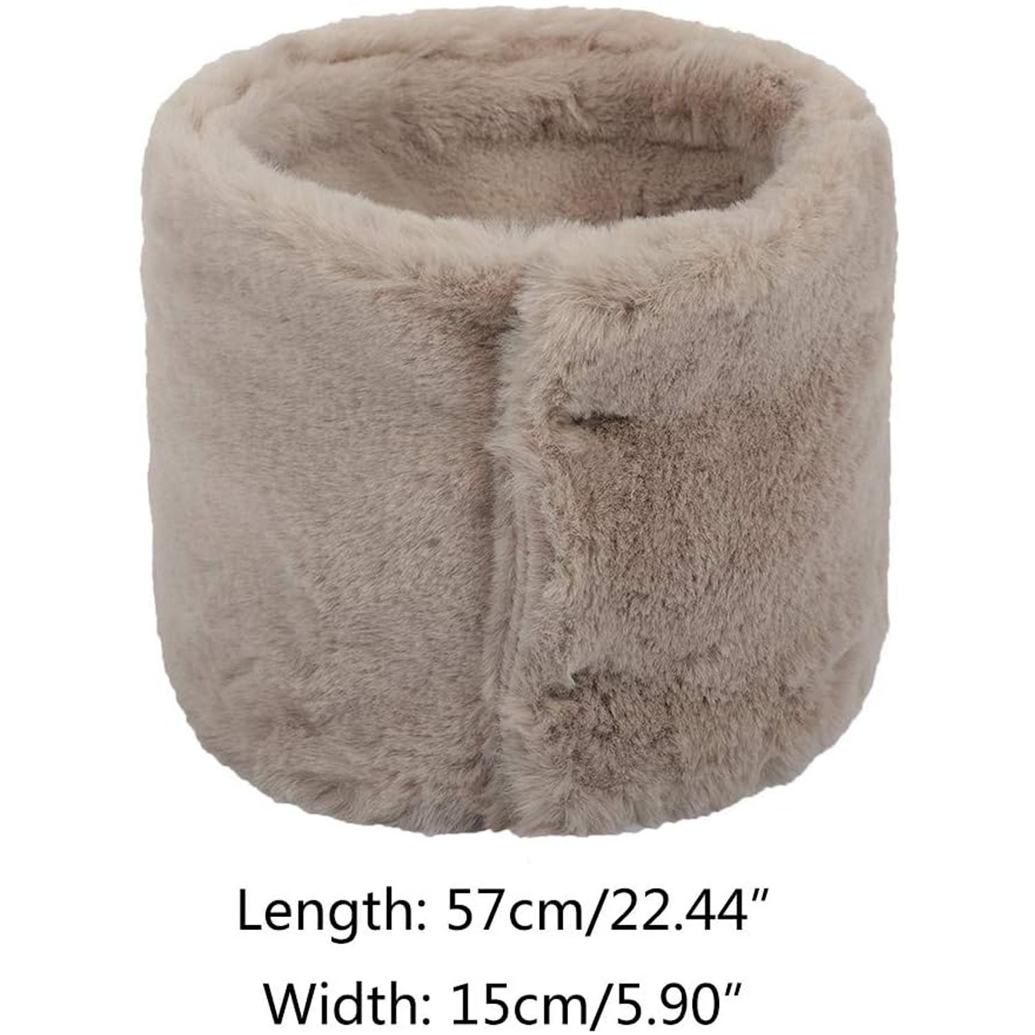 Winter Thick Furry Plush Neck Warmer 7