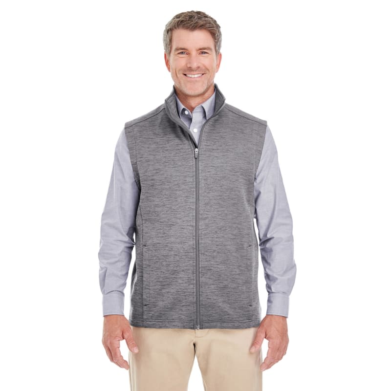 Devon & Jones Men's Newbury Mélange Fleece Vest 3