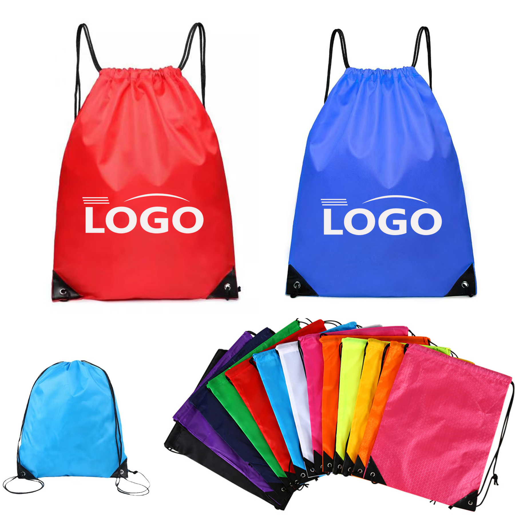 Large Hit Sports Drawstring Bags 2