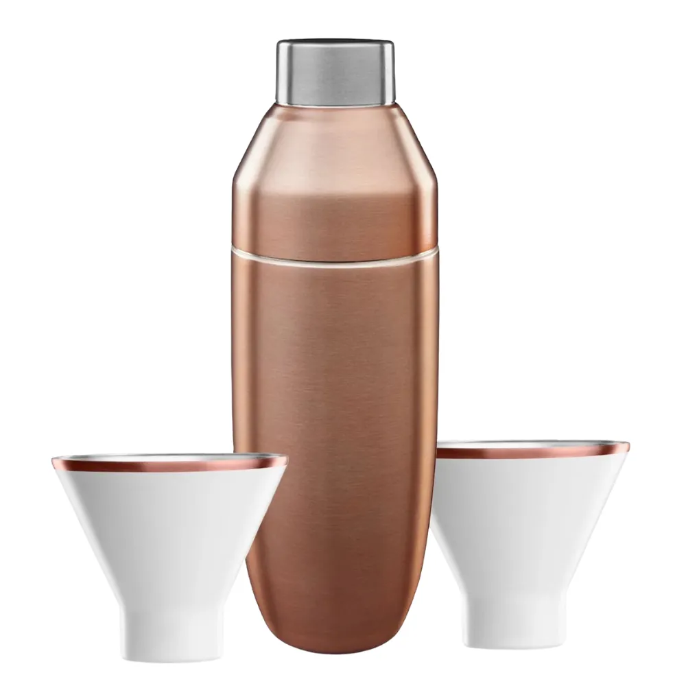 Insulated Cocktail Shaker and Martini Tumbler Barware Set 7