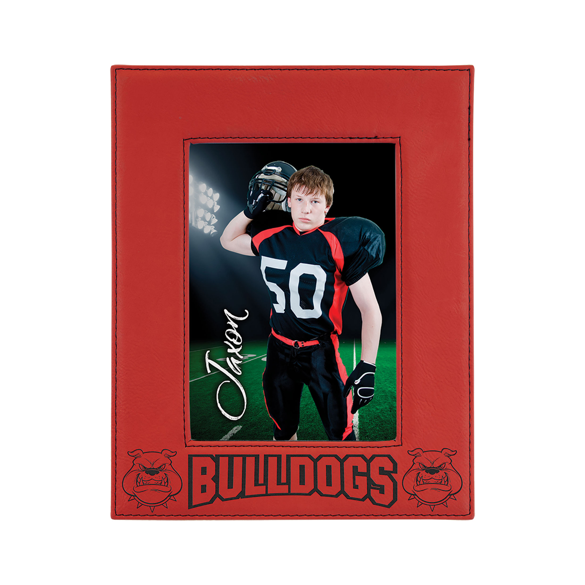 5" x 7" Red Leatherette Photo Frame