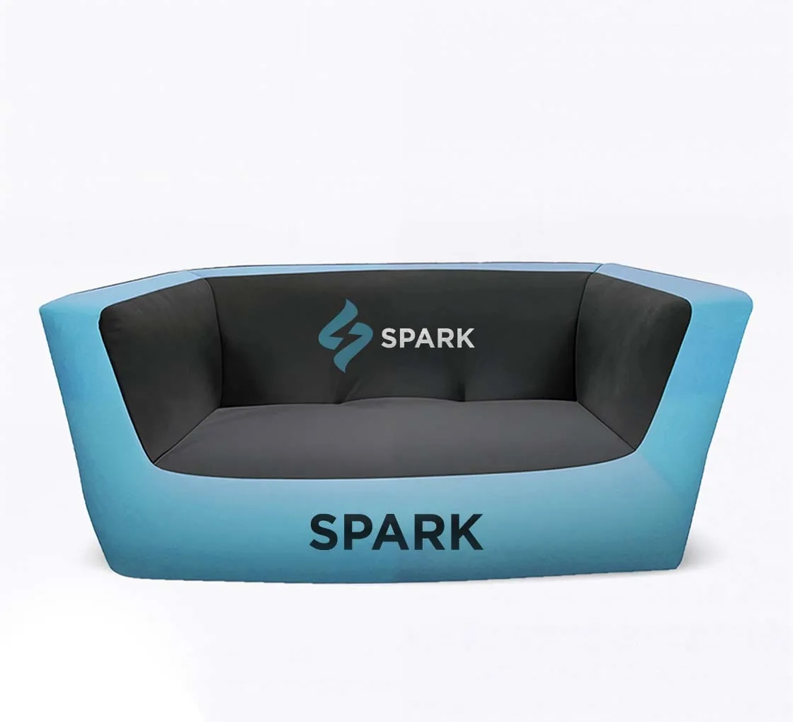 Custom Inflatable Couch (74" x 30" x 31") 3