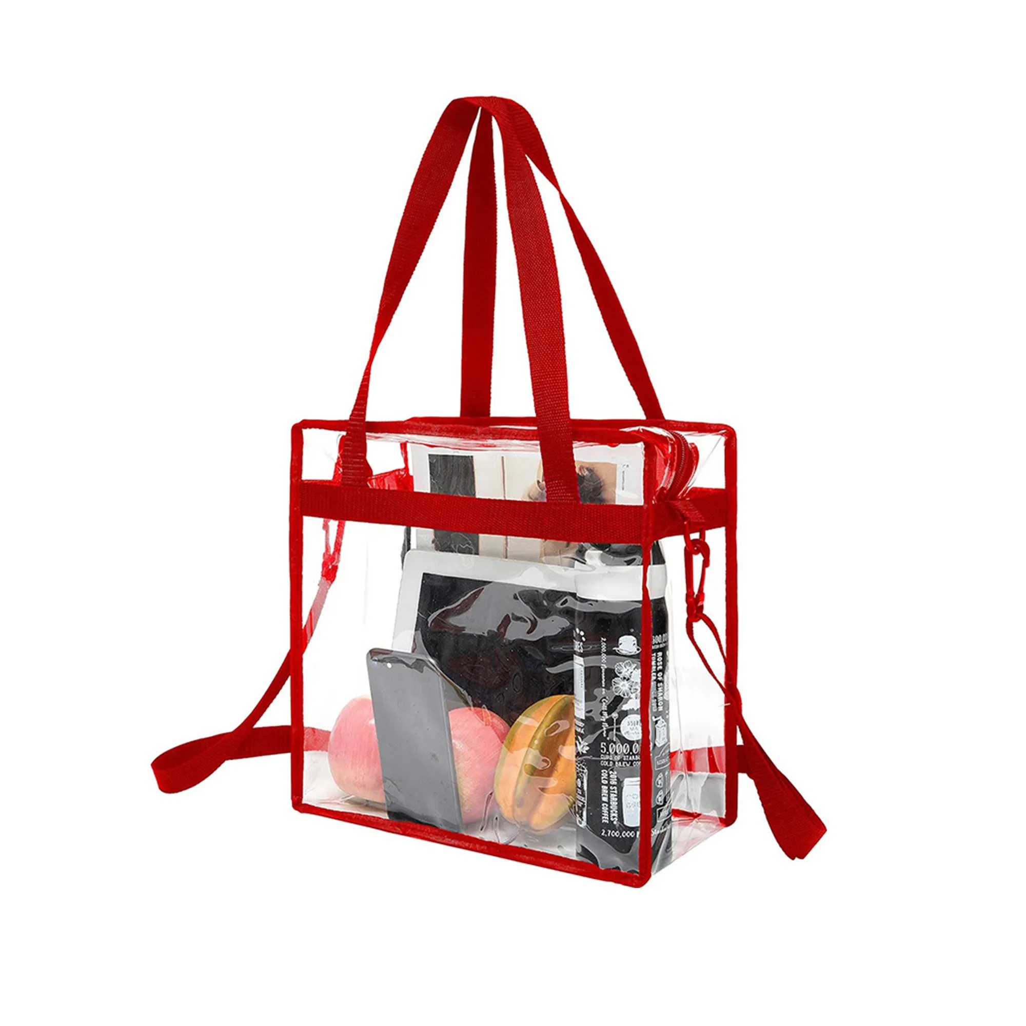 Pvc Stadium Transparent Tote Crossbody Bag 7