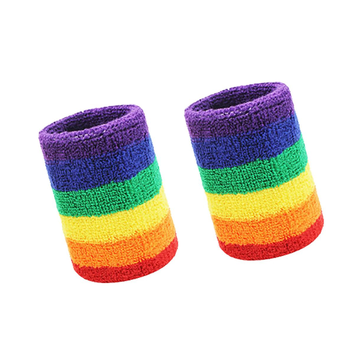 Absorbent Rainbow Band for Wrist Support 4