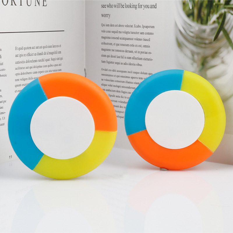 Circular Fluorescent Highlighter Pen 4