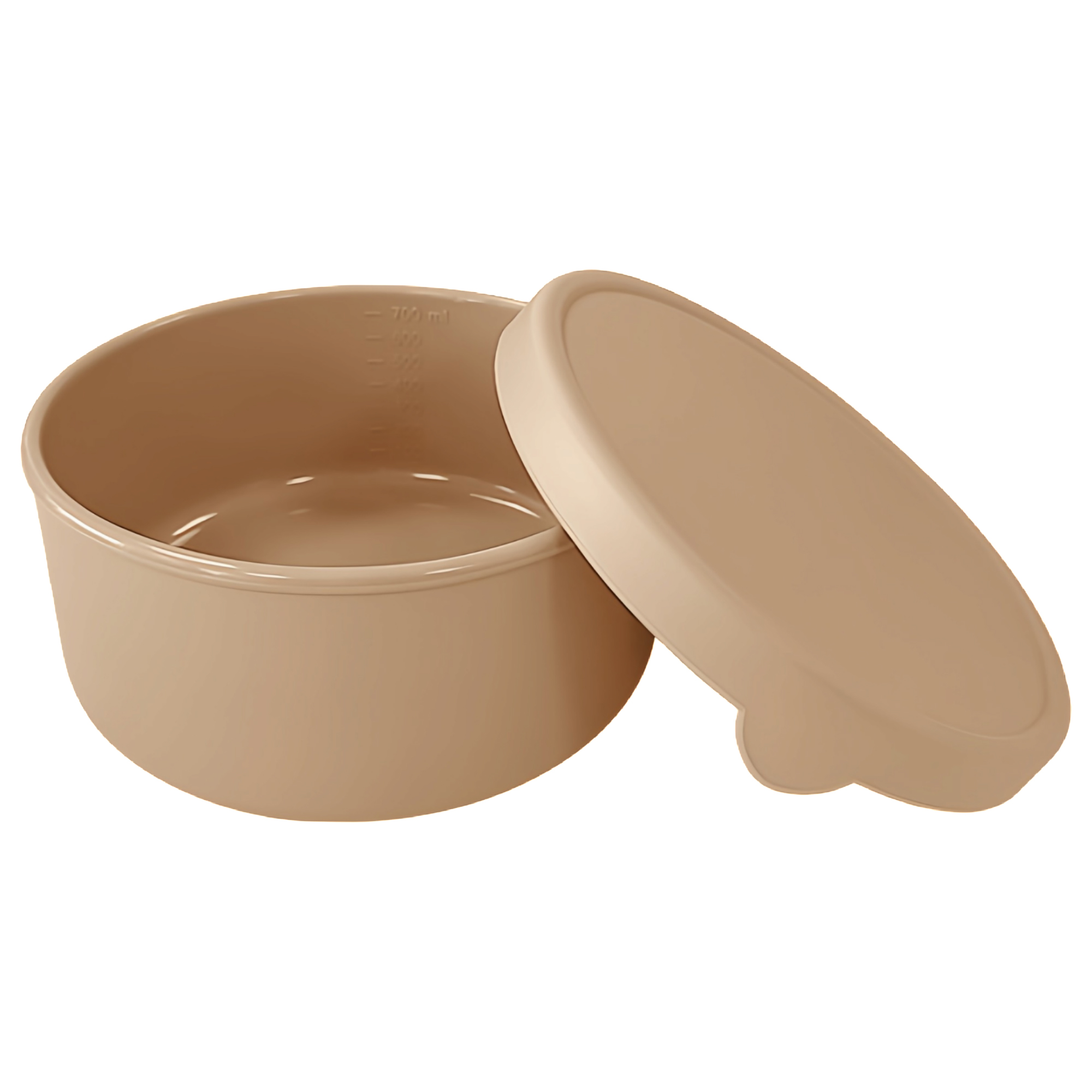 Round Silicone Food Storage Container with Lid 7