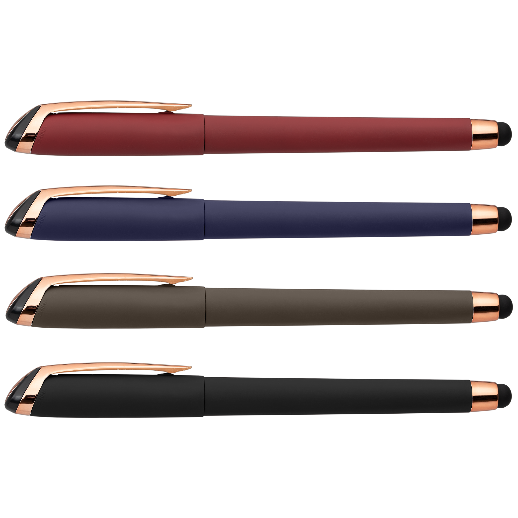 Gazelle Gel Softy Rose Gold Pen w/ Stylus 20