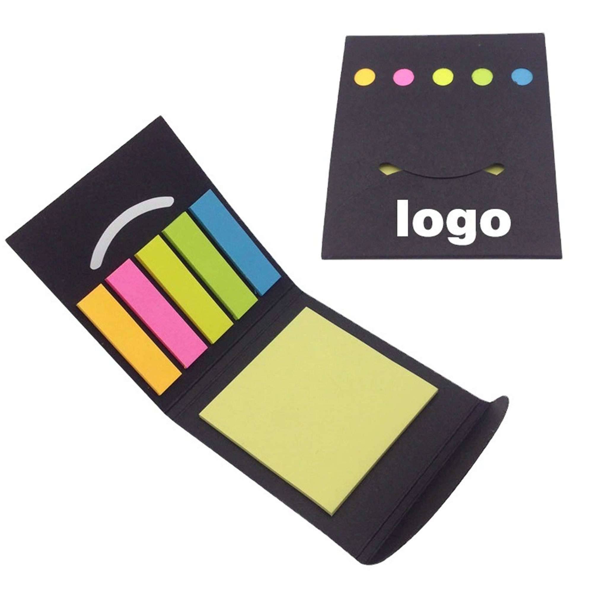 3.15"L X 3.15"W Flip Open Post A Note & Flag Set 1