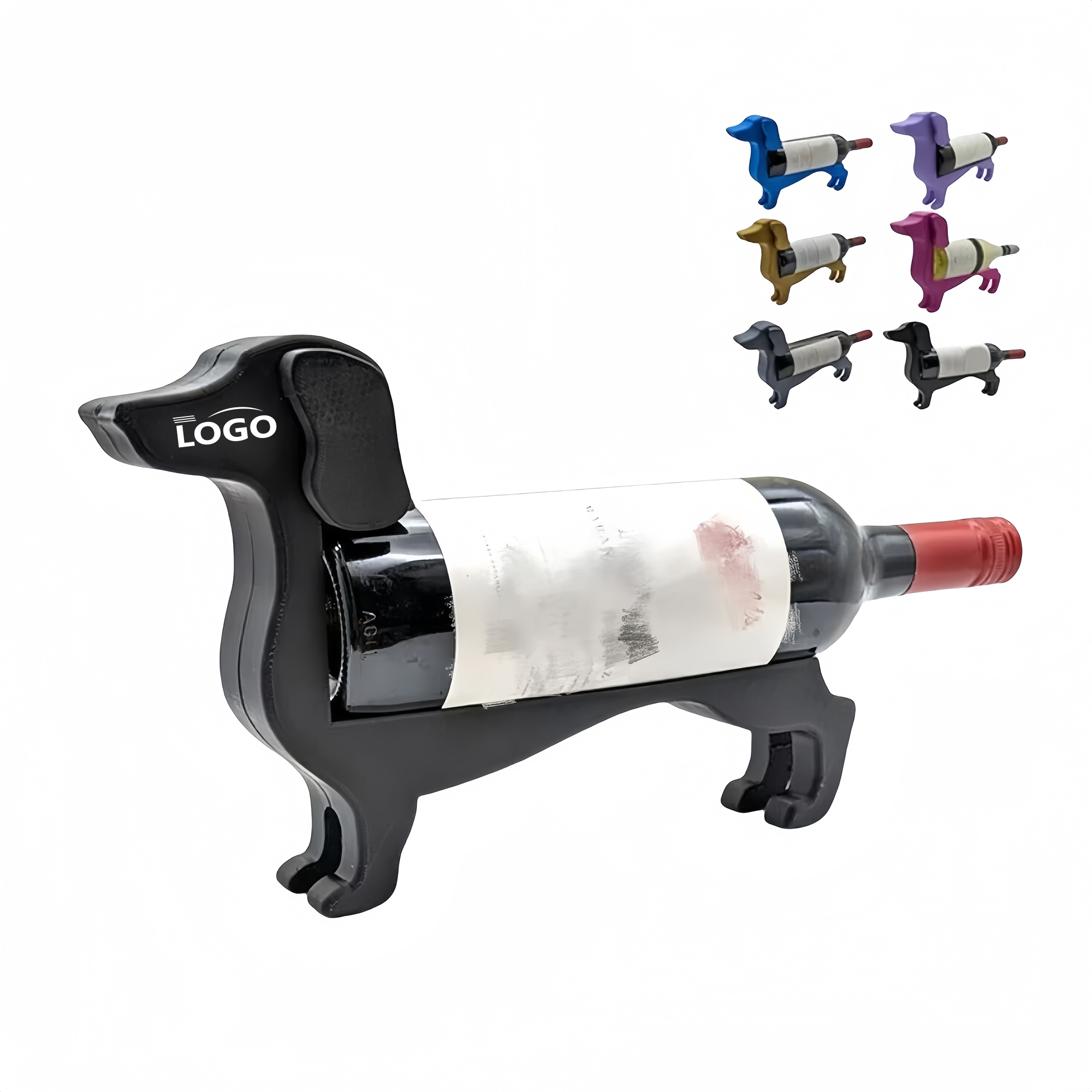 Dachshund Wine Bottle Holder ?C Fun and Stylish Wine Display 2