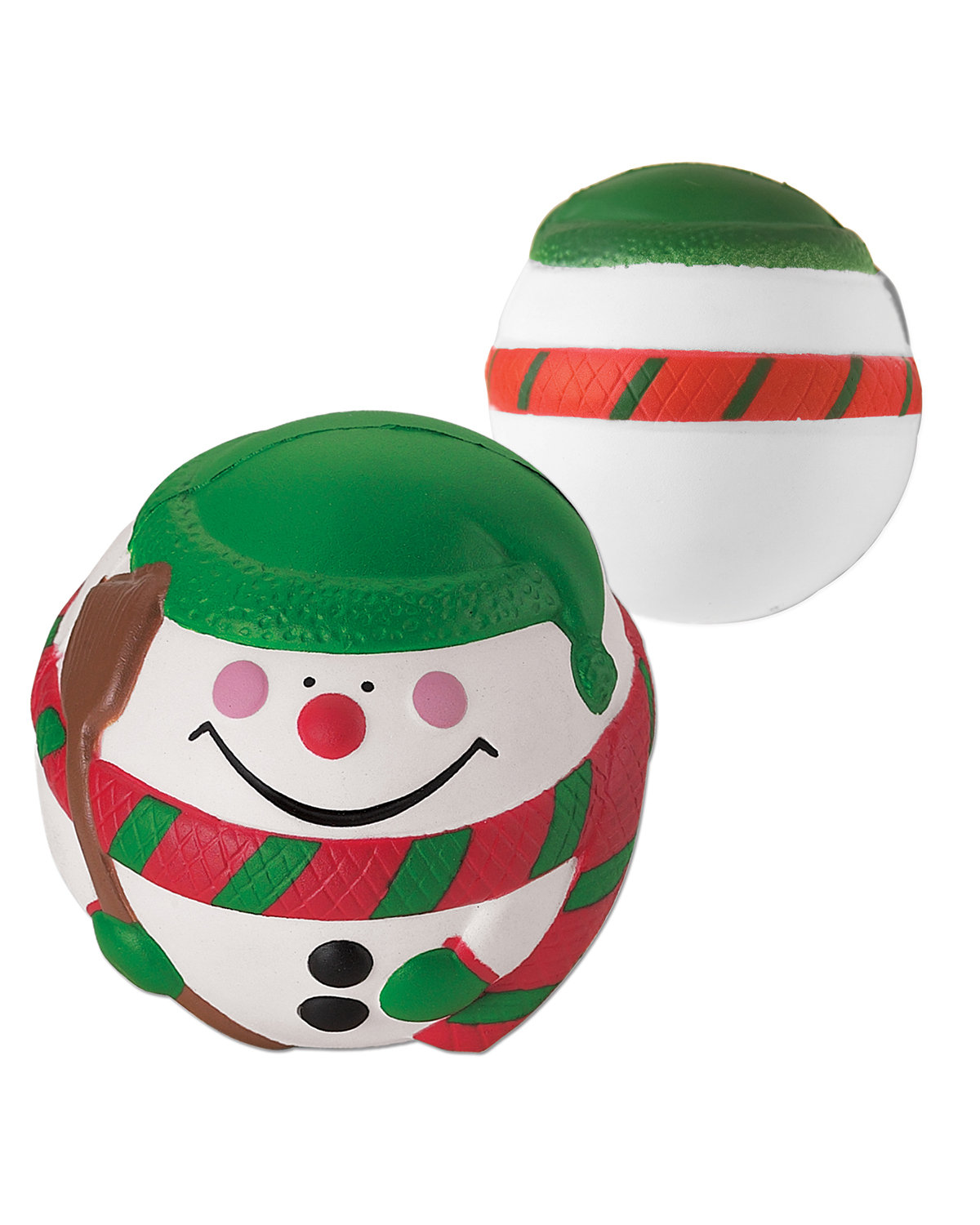 Happy Holiday Snowman Shape Stress Ball 2