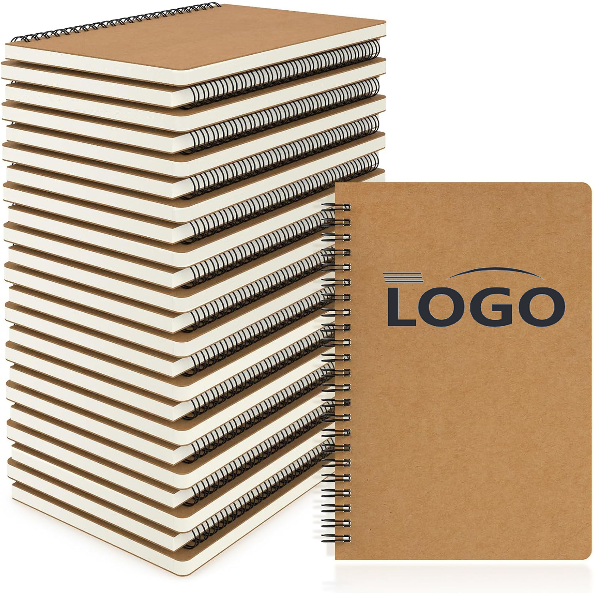 A5 Coil Kraft Paper Notebook 100 Pages 2