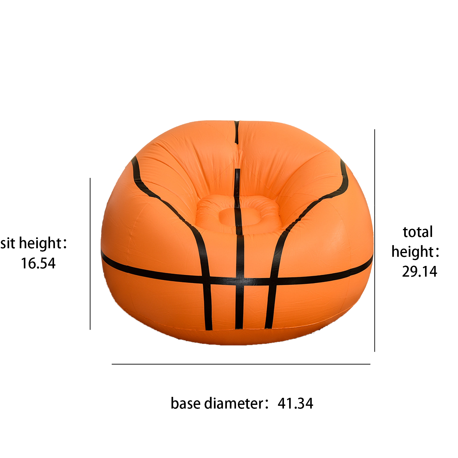 PVC inflatable lazy basketball sofa 1