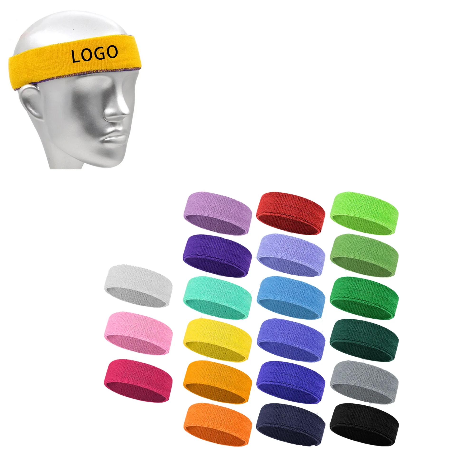 MOQ100 Sports Wicking Custom Head Towel 1