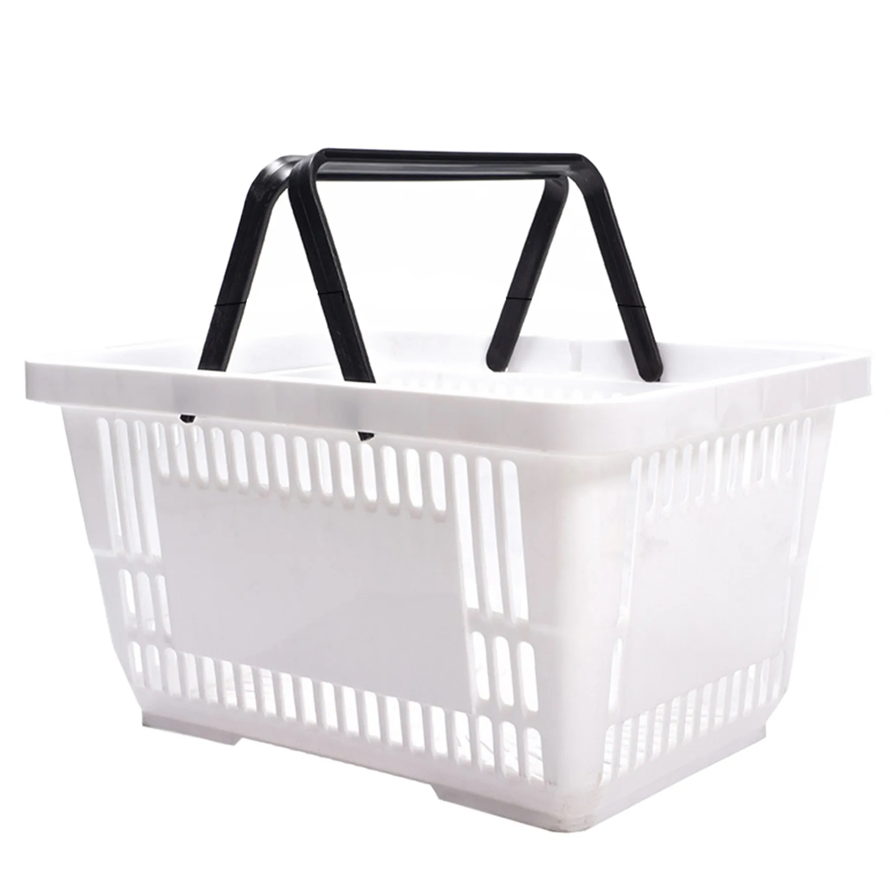 Polypropylene 2 Handle Plastic Shopping Basket 3
