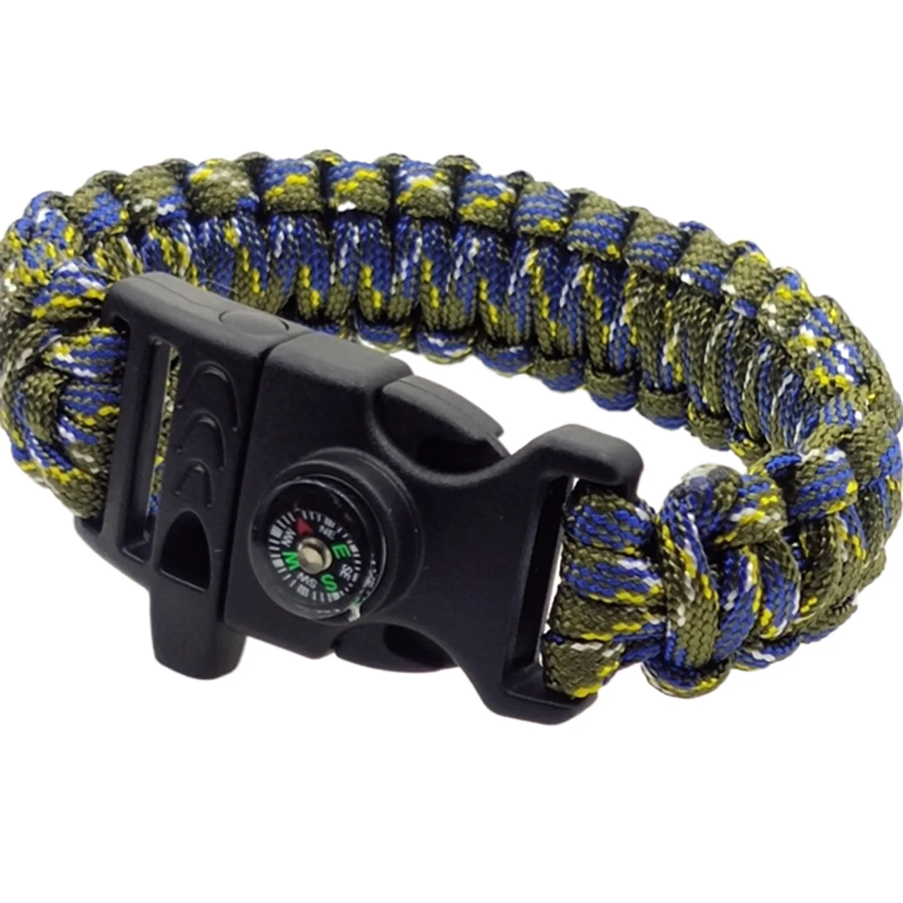 Polyester Umbrella Rope Compass Bracelet 8
