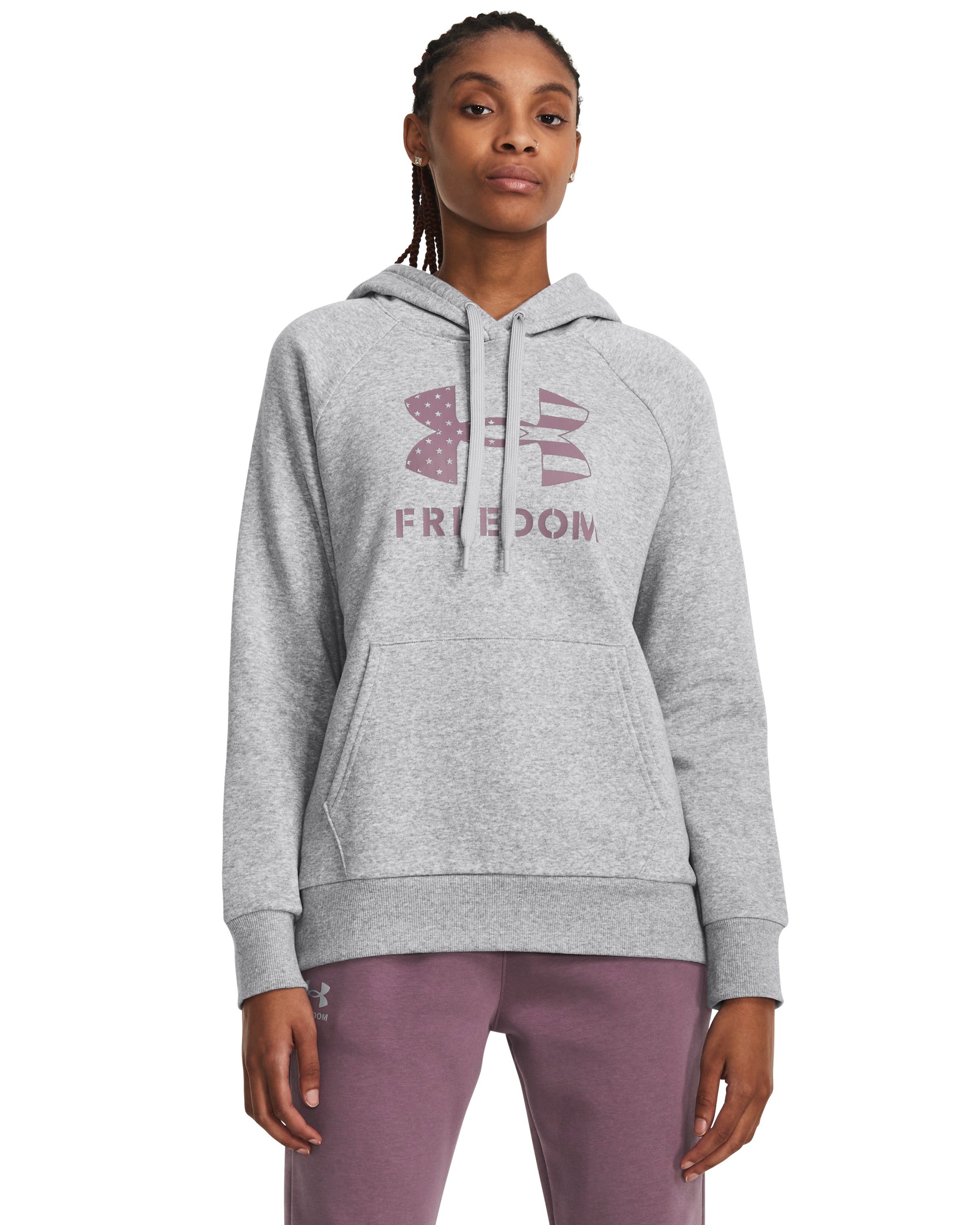 Women's UA Freedom Rival Fleece Logo Hoodie 5