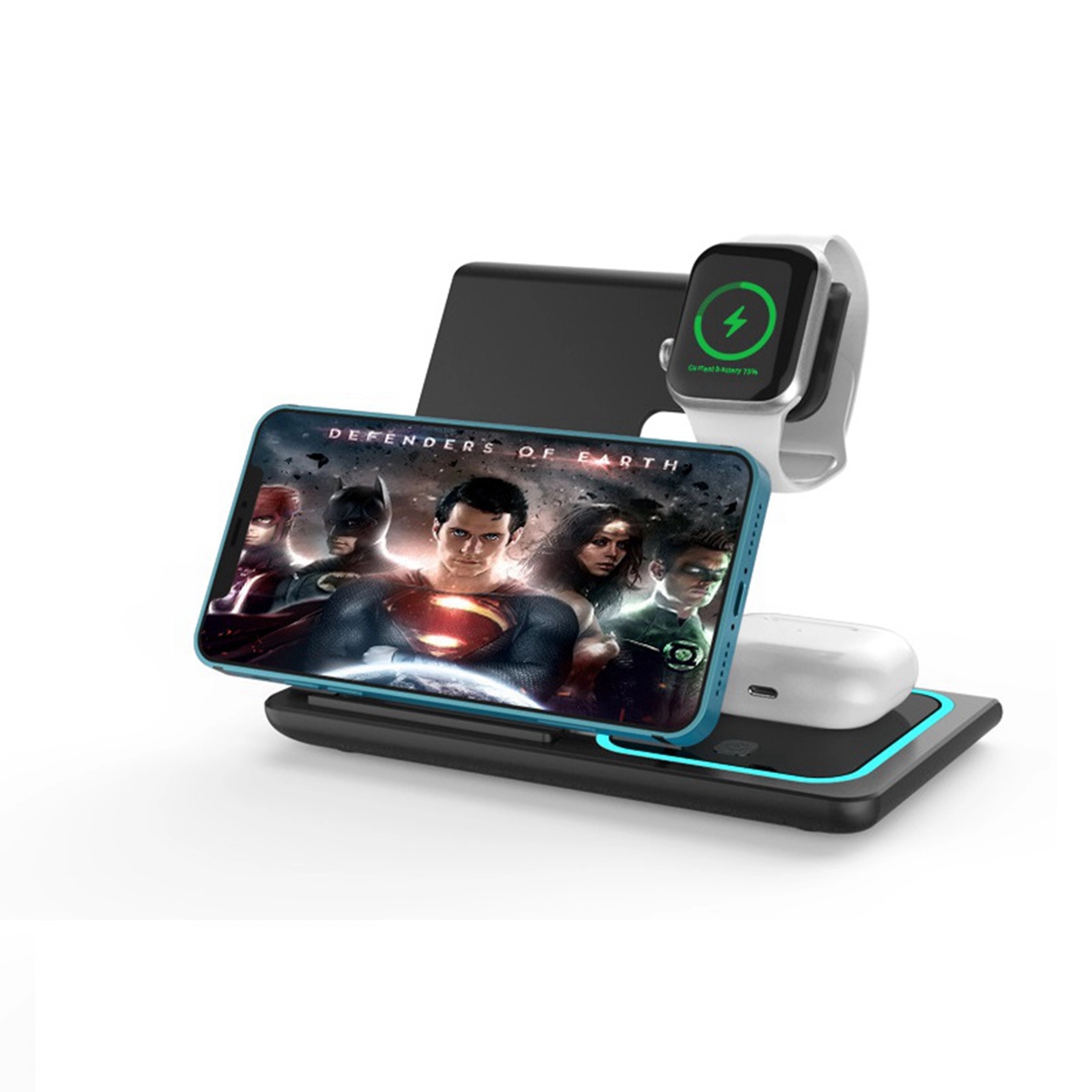 15 Watt Foldable 3 in 1 Wireless Charger 1
