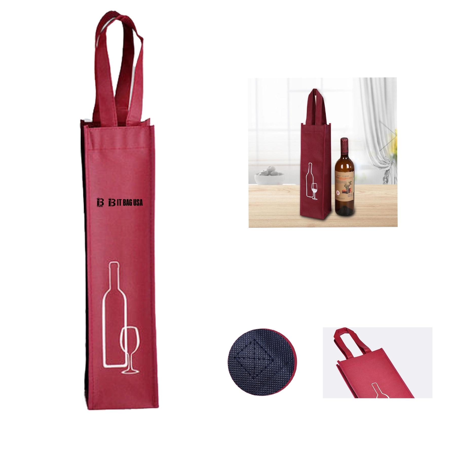 Single Wine Tote Bag 4