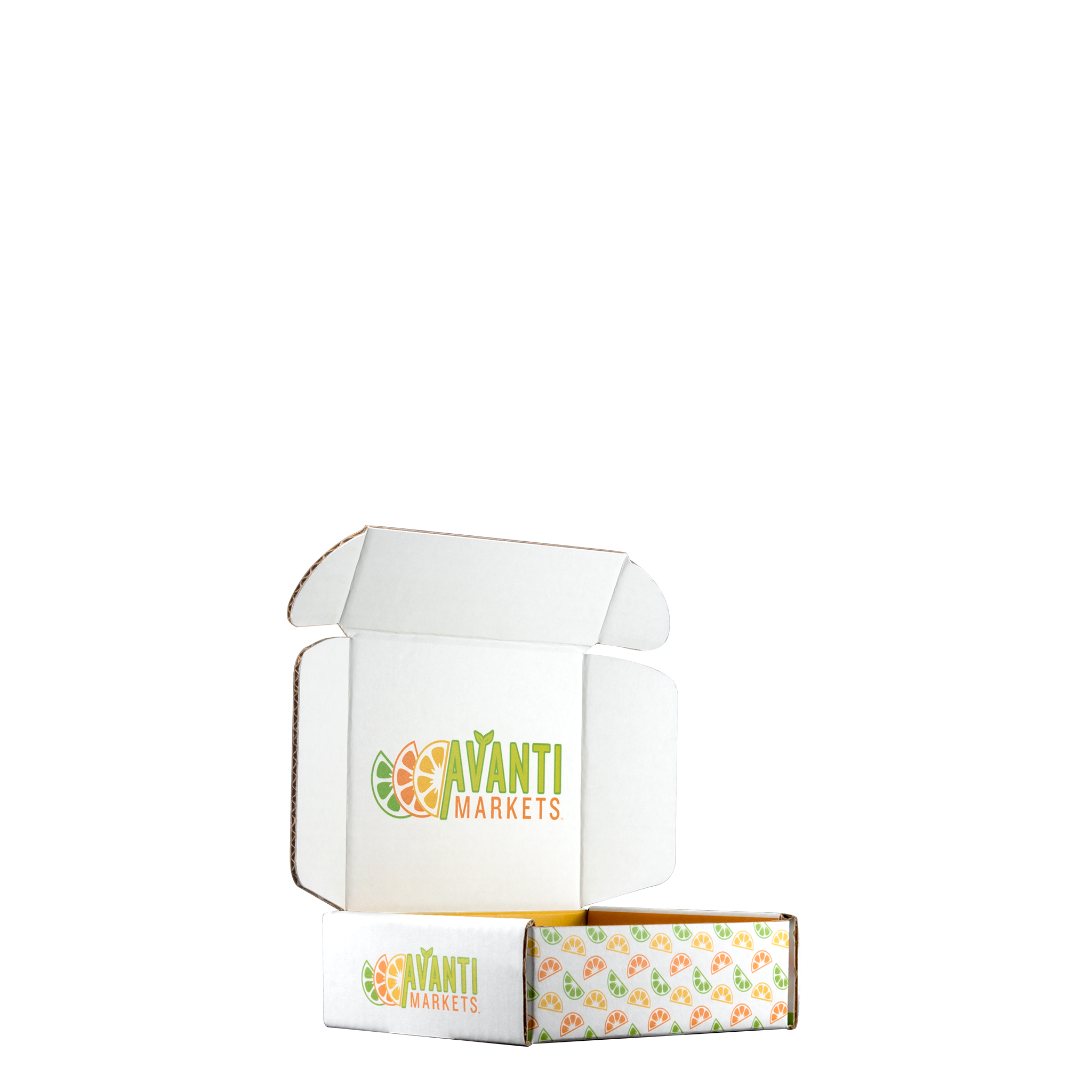 Mailing Box, B-Flute6" x 5" x 2" - White - B - 060 sq in 5