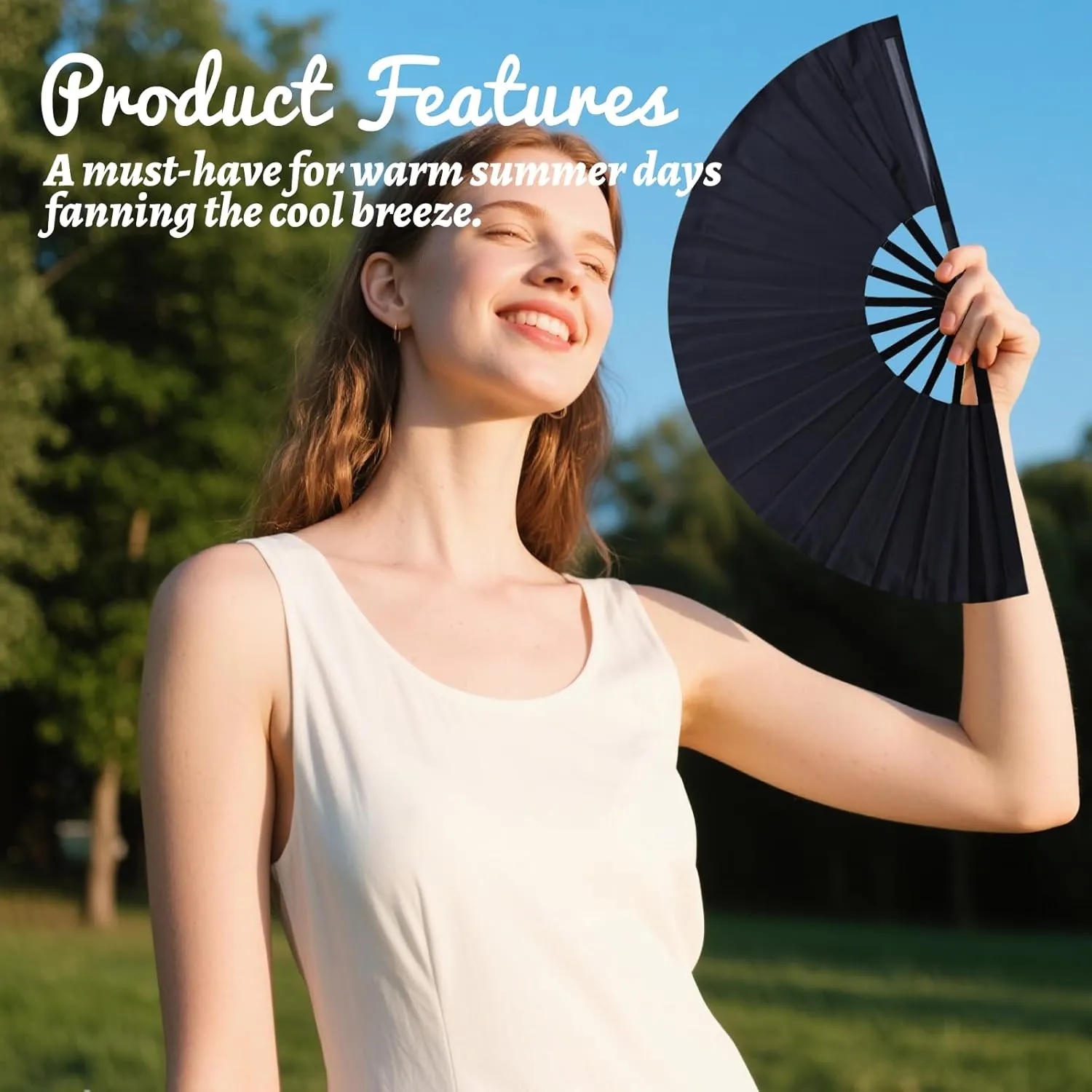 Large-sized Folding Fan 2