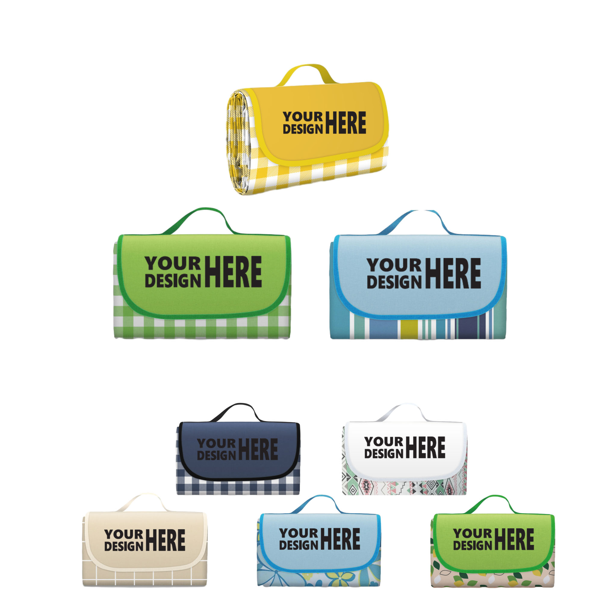 Seaside Camping Multi-Color Customizable Picnic Mat 2