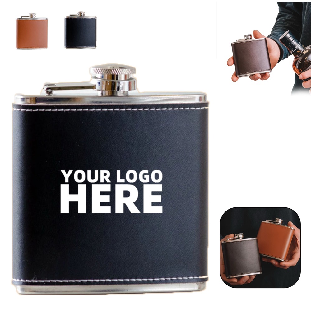 Leather Hip Flask 2