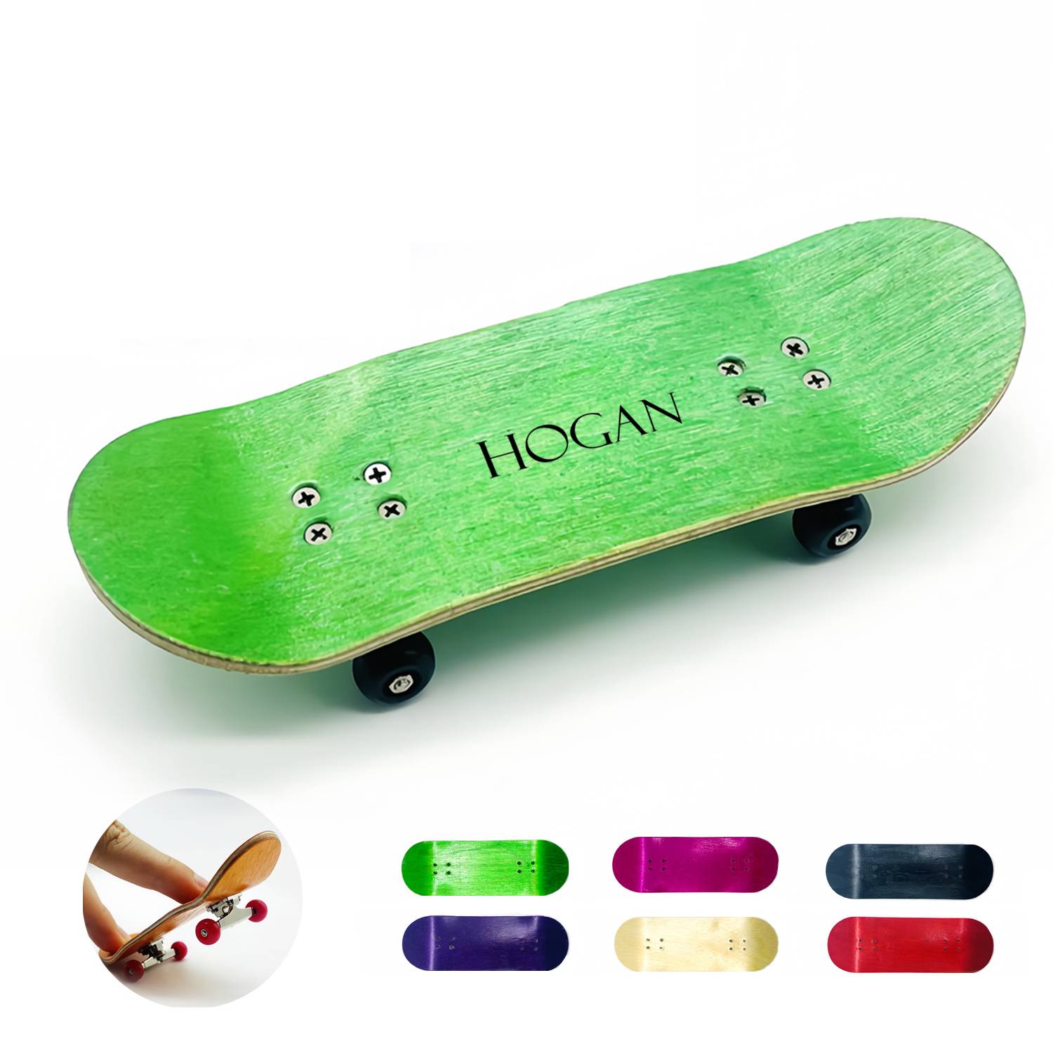Finger skateboard 1.25in professional maple double warp 2