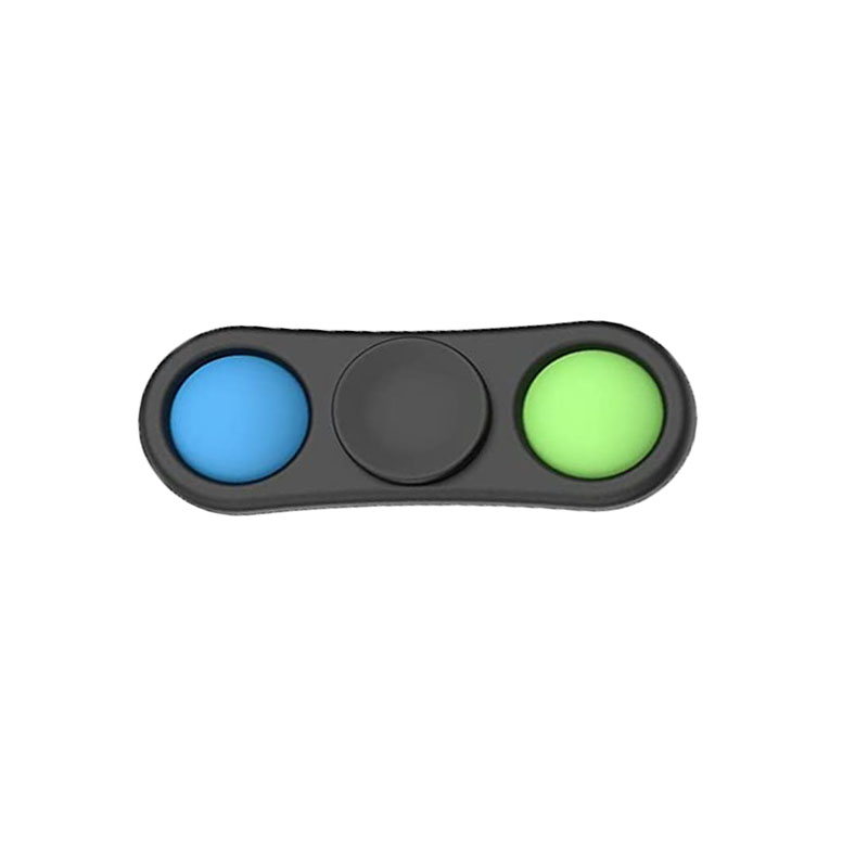 Handheld Mini Push Pop Bubble Fidget Silicone Sensory Toy----Two Bubbles 6