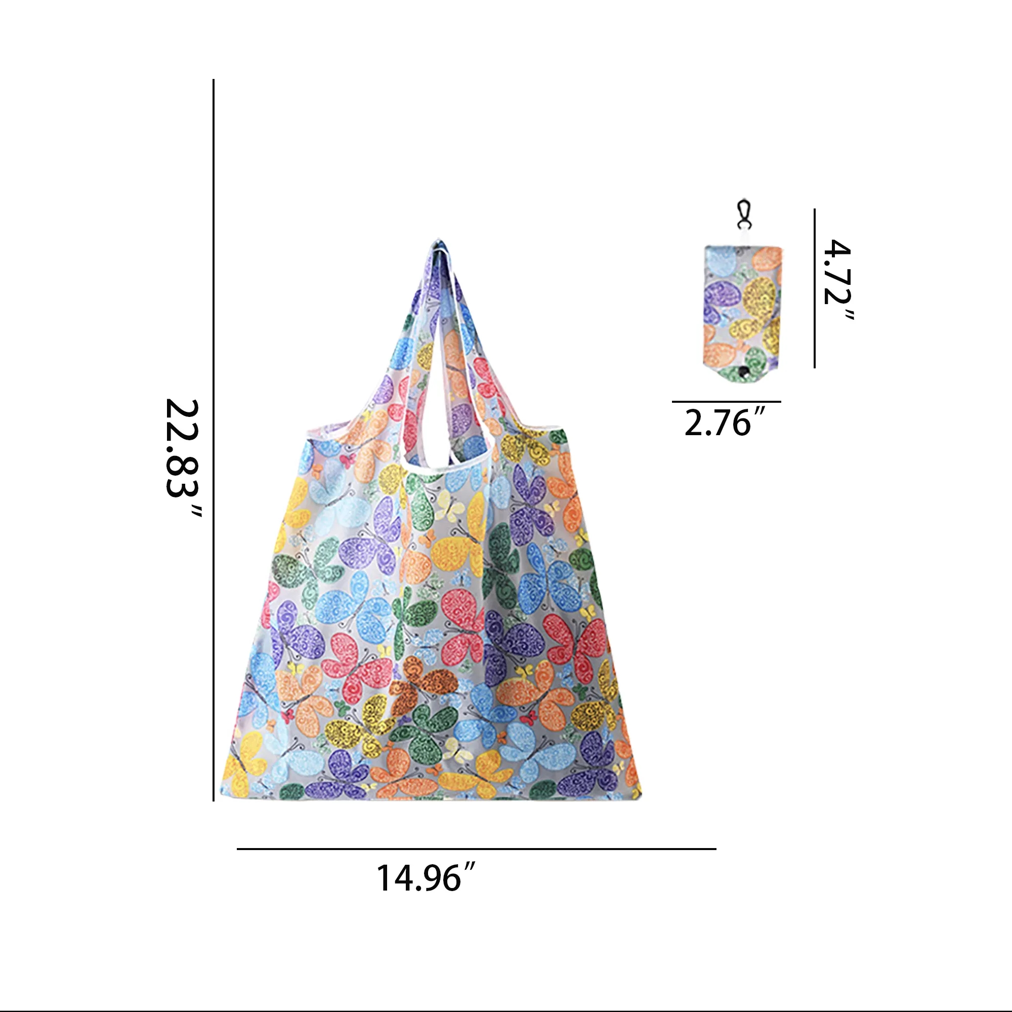Portable Eco-Friendly Sundries Bag, custom tote bag with logo imprint 6
