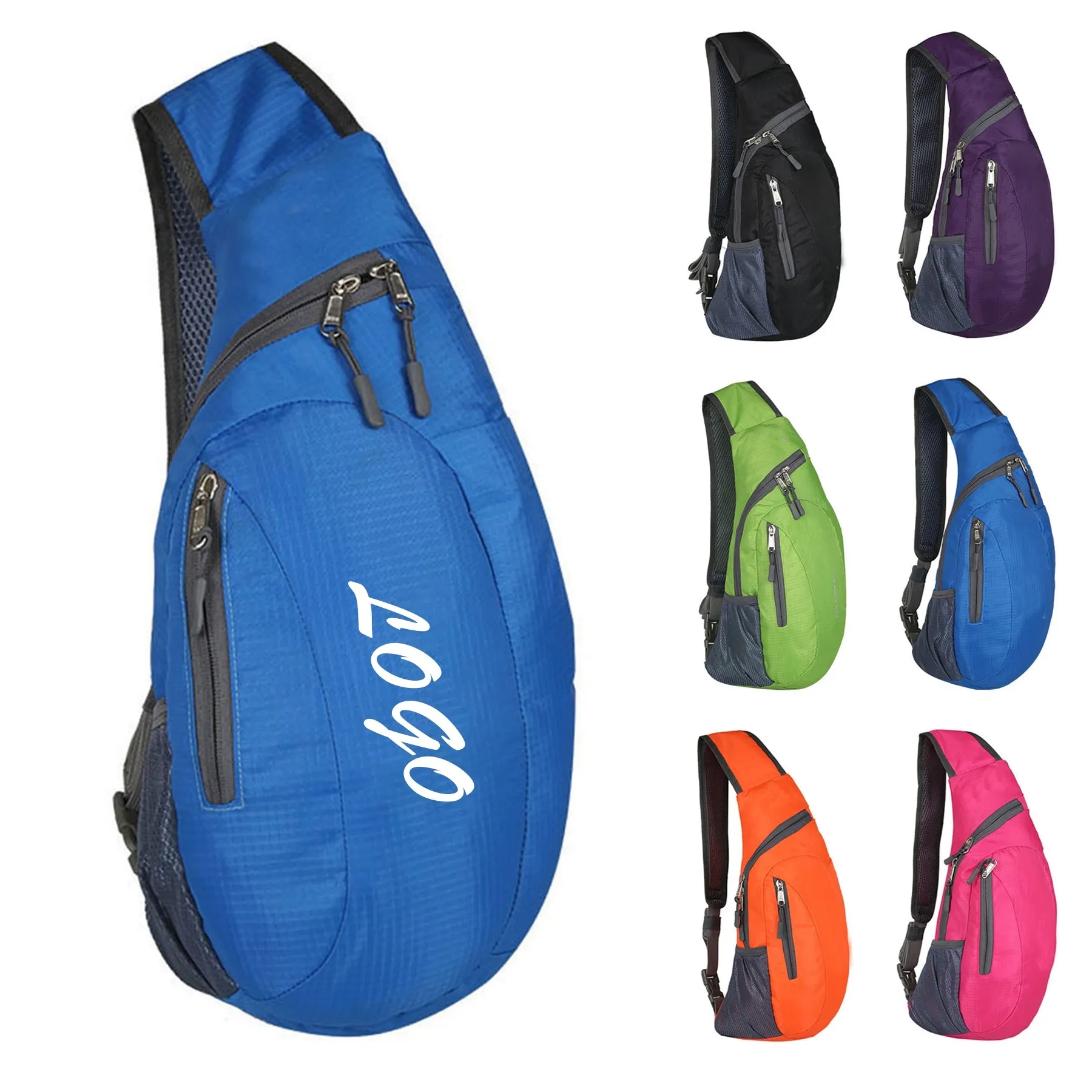 Foldable Hiking Crossbody Sling Backpack 3