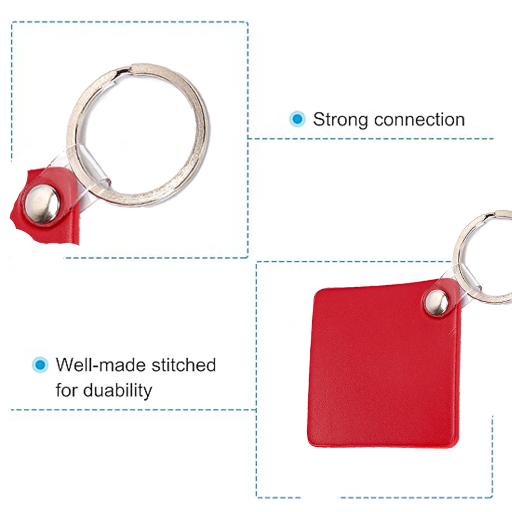 PU Leather Keychain 17