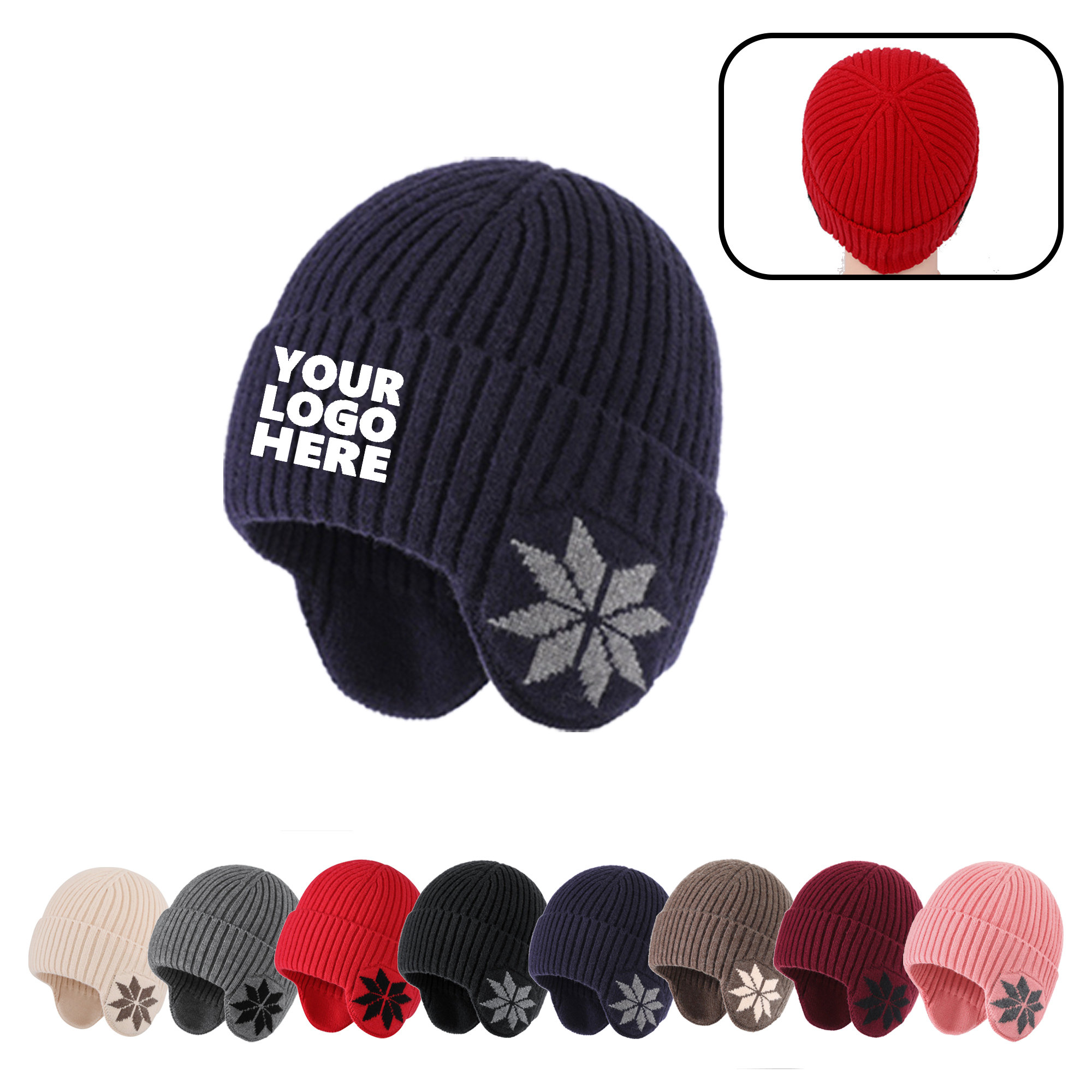 MOQ 20 PCS Warm Earflap Cap 3