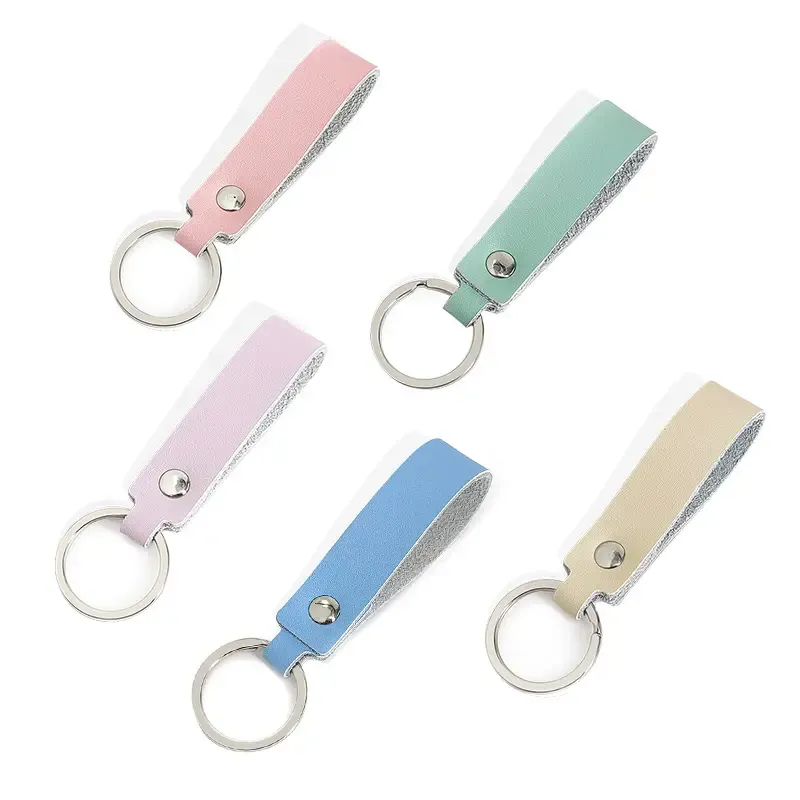 Classic Metal Leather Key Chain 6