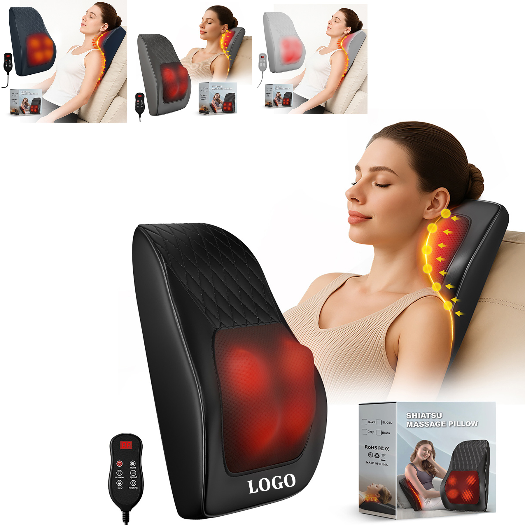 Heated Neck Back Massager 4