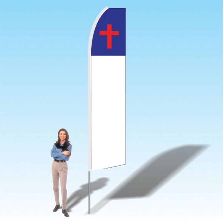 15FT Christian Advertising Banner Flag 2