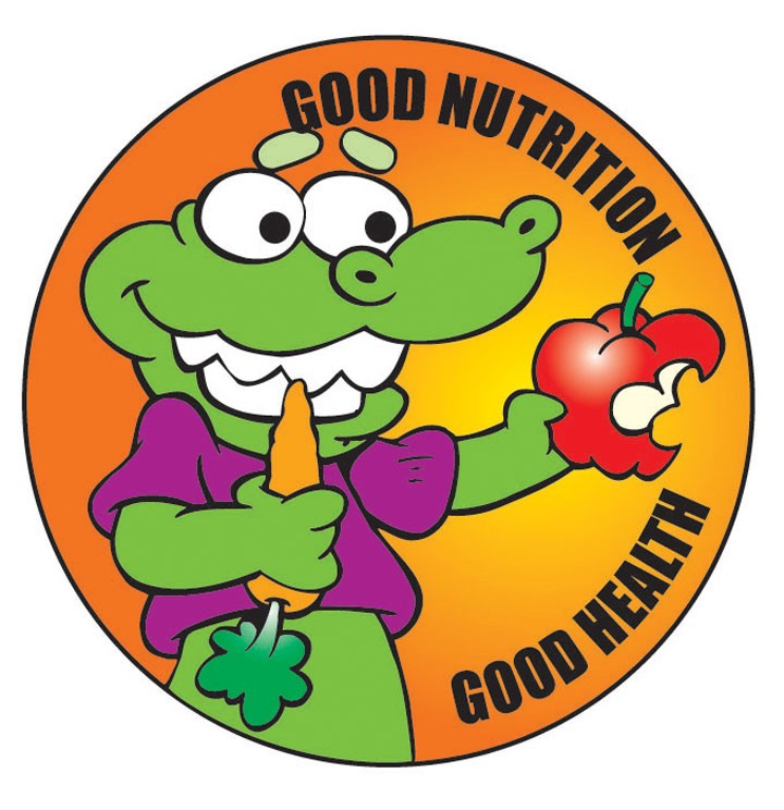 STICKERS - Good Nutrition Good Health Sticker Roll 2